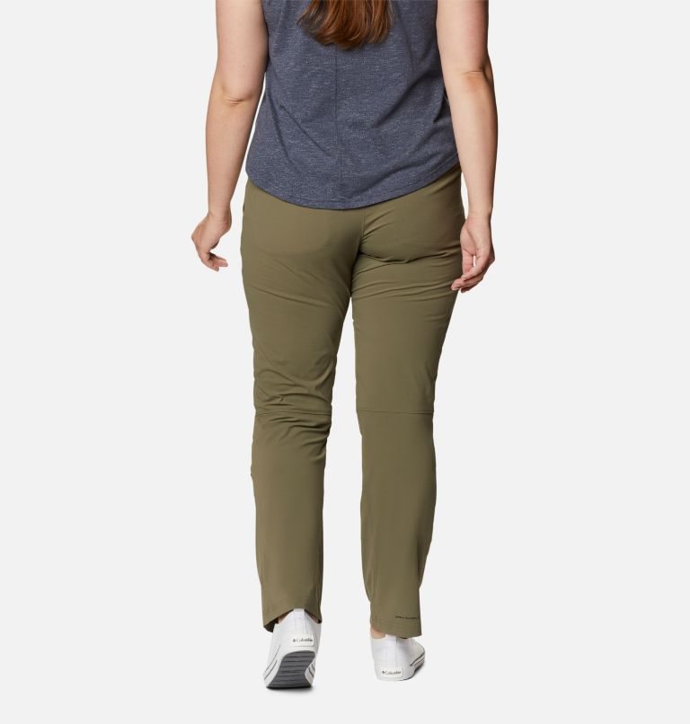 Pantaloni Columbia Saturday Trail Stretch Dama Masline Verzi | Plus Size GXQMZ8A10